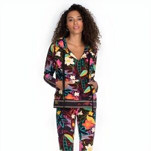 NWT Johnny Was‎ Wild Pullover Hoodie Size Large